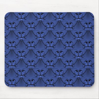 Royal Blue Classic Glam Mousepad by Superstarbing