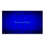 Royal blue elegance business card