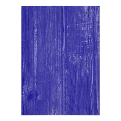 Royal Blue Lace & Barn Wood Wedding Invitations