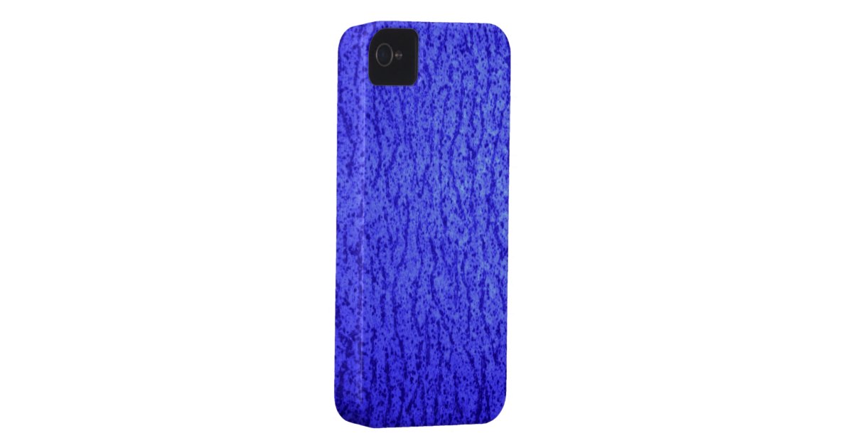 Royal Blue Patterned Art Case-Mate iPhone 4 Cases | Zazzle