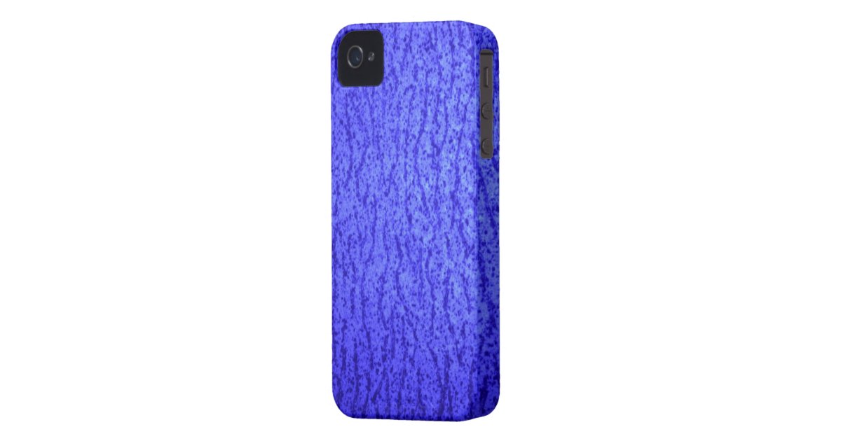 Royal Blue Patterned Art Case-Mate iPhone 4 Cases | Zazzle