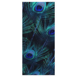 Royal Blue Purple Peacock Wedding Programs Customized Rack Card