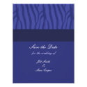 Royal Blue Save the Date Personalized Announcement