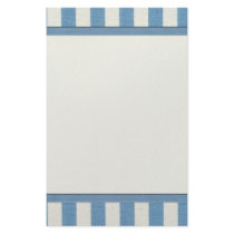 Royal Blue Stripe Bordered Stationery