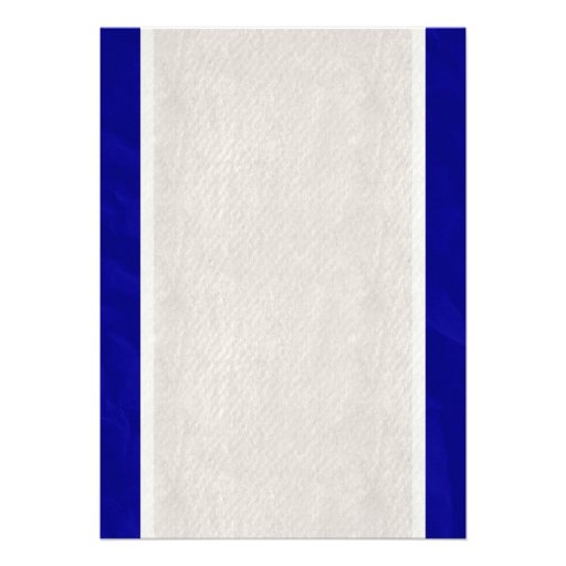 Royal Blue Vintage Bow Linen Bridal Shower Invites