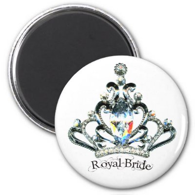 'Royal Bride' Tiara magnets
