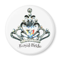 "Royal Bride" Tiara magnets by LadyDenise "Royal Bride" Tiara magnets