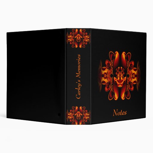 Royal Bronze Fractal Custom Binder