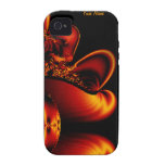 Royal Bronze Fractal iPhone 4 Case