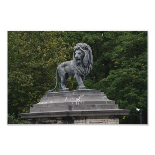 Lion statue, Laken castle, Brussels