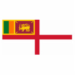 Royal Ceylon Navy, Sri Lanka flag Photo Cutout
