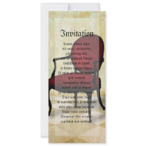 Royal Chair Personalized Invitation