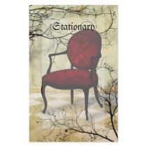 Royal Chair with Branches Stationery Paper