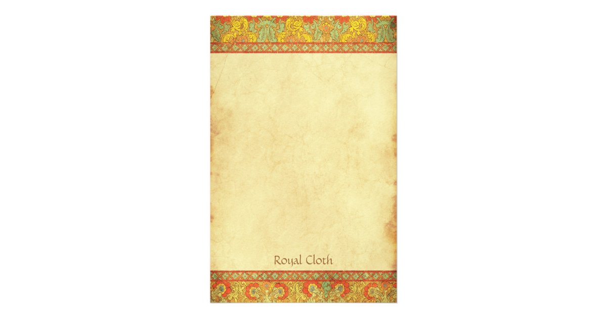 Royal Cloth Medieval Stationery Zazzle