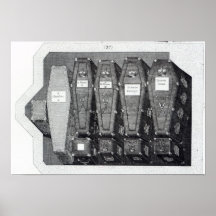 Royal Coffins at Westminster Abbey Posters