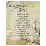 Royal Coordinates Background with Branches Custom Flyer