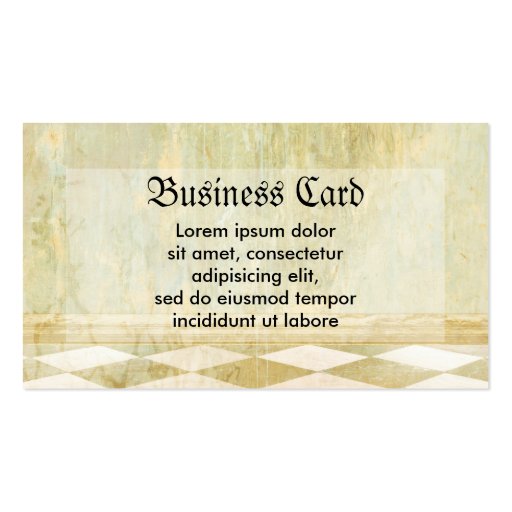 Royal Coordinates Plain Business Card Template (front side)