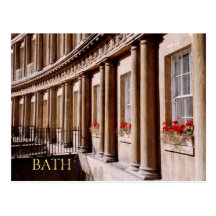 Royal Crescent, Bath Travel Postcard