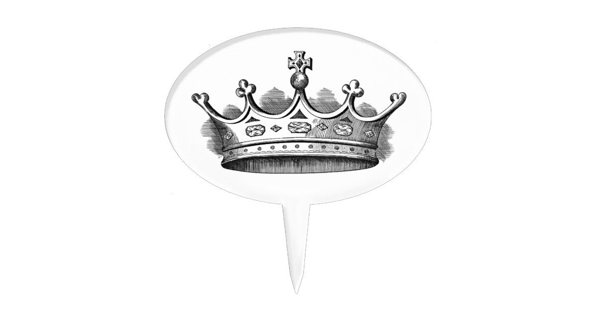 Royal Crown Cake Topper | Zazzle