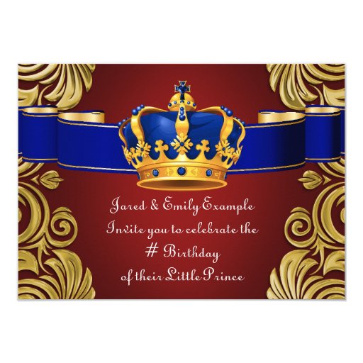 royal-crown-prince-birthday-party-card-zazzle