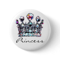 Royal Crown Princess buttons