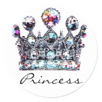 Royal Crown Princess stickers