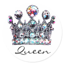 Royal Crown Queen stickers by LadyDenise Royal Crown Queen stickers