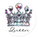 Royal Crown Queen stickers