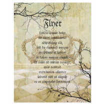 Royal Crown with Branches Full Color Flyer
