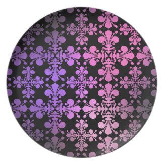 Royal cute punk damask pink and purple