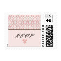 Royal Damask RSVP Postage postage