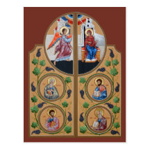Royal Doors Prayer Card Postcards
