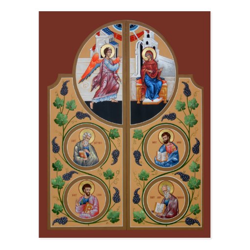 Royal Doors Prayer Card Postcards