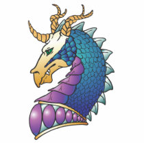 royal dragon head photo sculptures