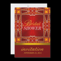 Royal Eastern Bohemian Bridal Shower Party Invitat invitations