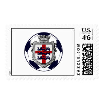 Royal England Soccer ball England flag gifts Postage Stamps