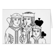 Royal Family portraiture card game poker items