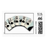 Royal Flush of Spades Stamps