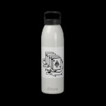 Royal flush water bottle with shark design water bottles