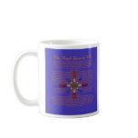 Royal Game of Ur mug blue