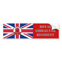 Royal Gibraltar Regiment bumper stickers