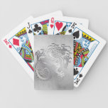 Royal Gold Dragon Play Cards - Distressed 1C Bicycle Card Deck