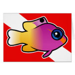 Royal Gramma Dive Flag Greeting Card
