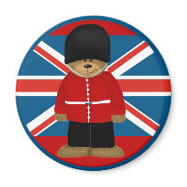 Royal Guard Bear magnets