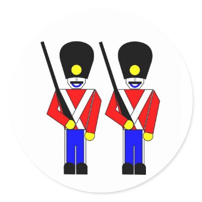 Royal Guardsmen Round Sticker by lonvig