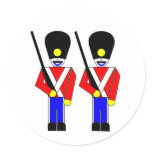Royal Guardsmen Round Sticker