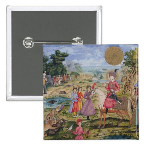 Royal Hunt, from Isfahan, Iran Pin