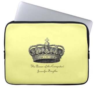 Royal in Yellow Laptop Sleeve