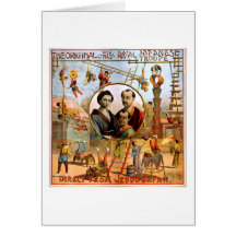 Royal Japanese Troupe 1892 Greeting Card