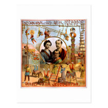 Royal Japanese Troupe 1892 postcards